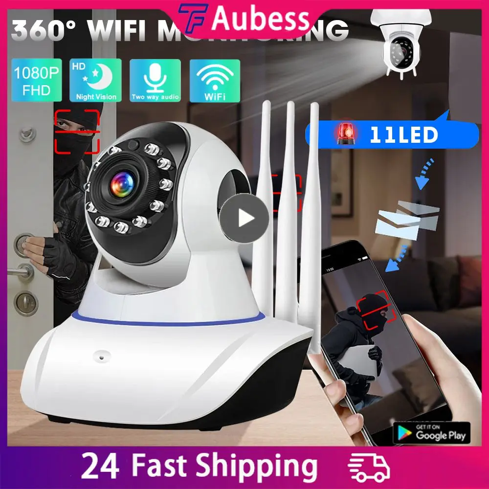 

3 Antennas Night 3 Antennas Wifi Ip Camera Robot Wifi Robot Ip Camera Infrared 1080p Wifi Survalance Camera Smart Home