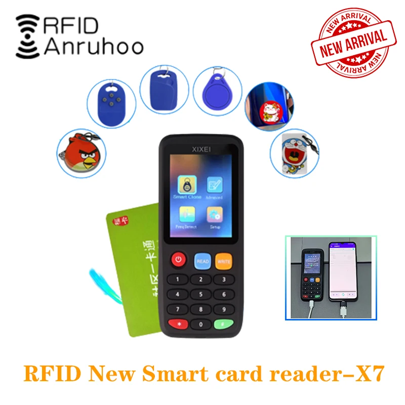 

Считыватель смарт-карт Rfid X7 2023 МГц, 13,56 кГц