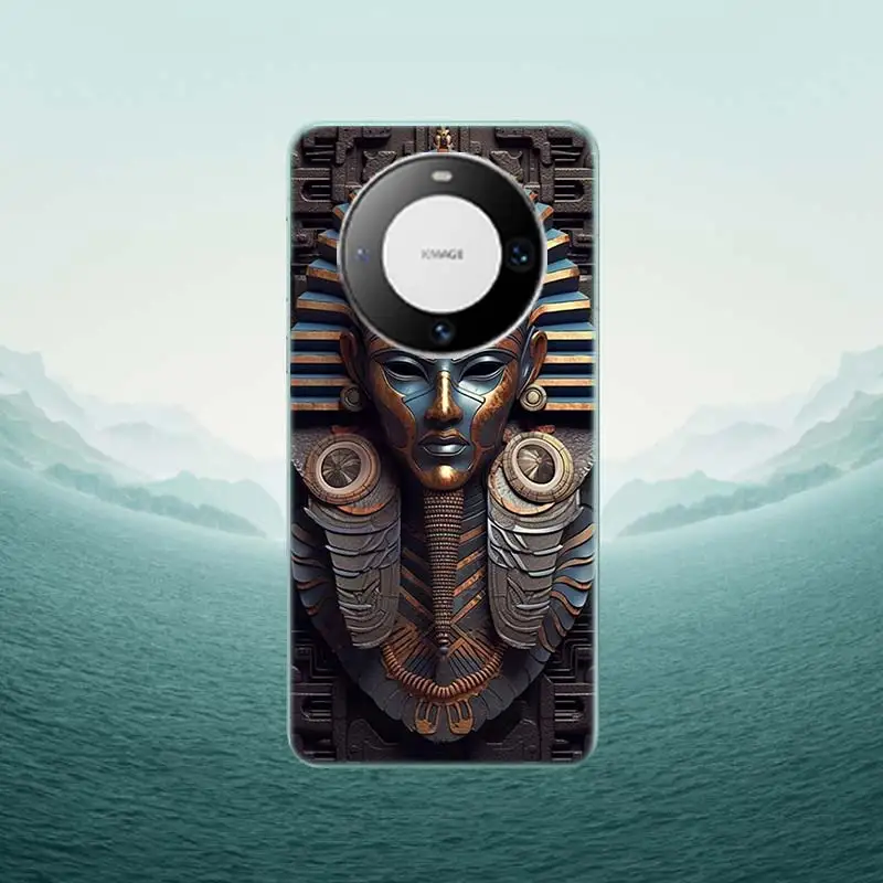 Чехол для телефона с египетским фараоном Huawei P40 Lite P50 Pro P30 P20 P10 Y5 Y6 Y7 Y9 2019 Mate 30 20 10