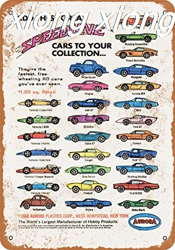 

Metal Sign - 1969 Speedline Toy Cars - Vintage Look