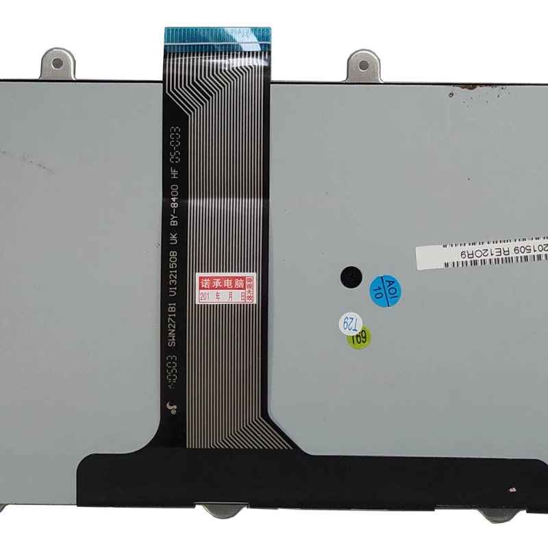 Новая британская клавиатура с подсветкой для Clevo P157sm P177sm V 132150 bk3 6-80-p17s0-010-3 Черная