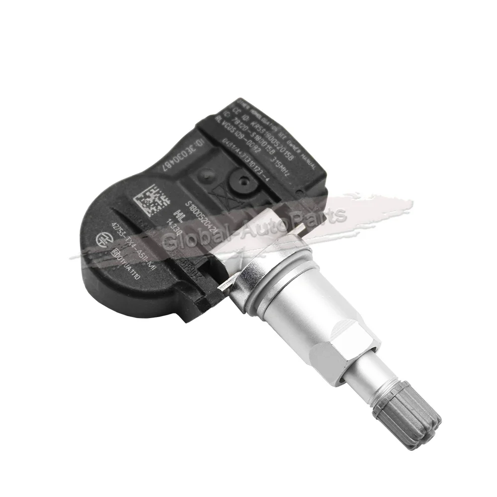 Датчик давления воздуха в шинах 4 шт. датчик 42753-TX4-A511-M1 315 МГц для ACURA RDX RLX TLX