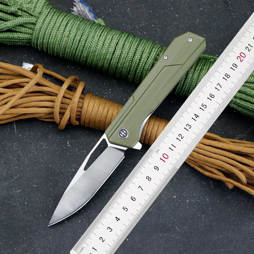 Новинка 2024 года складной нож для фруктов JUMCSONG лезвие из стали DC53 ручка волокна G10