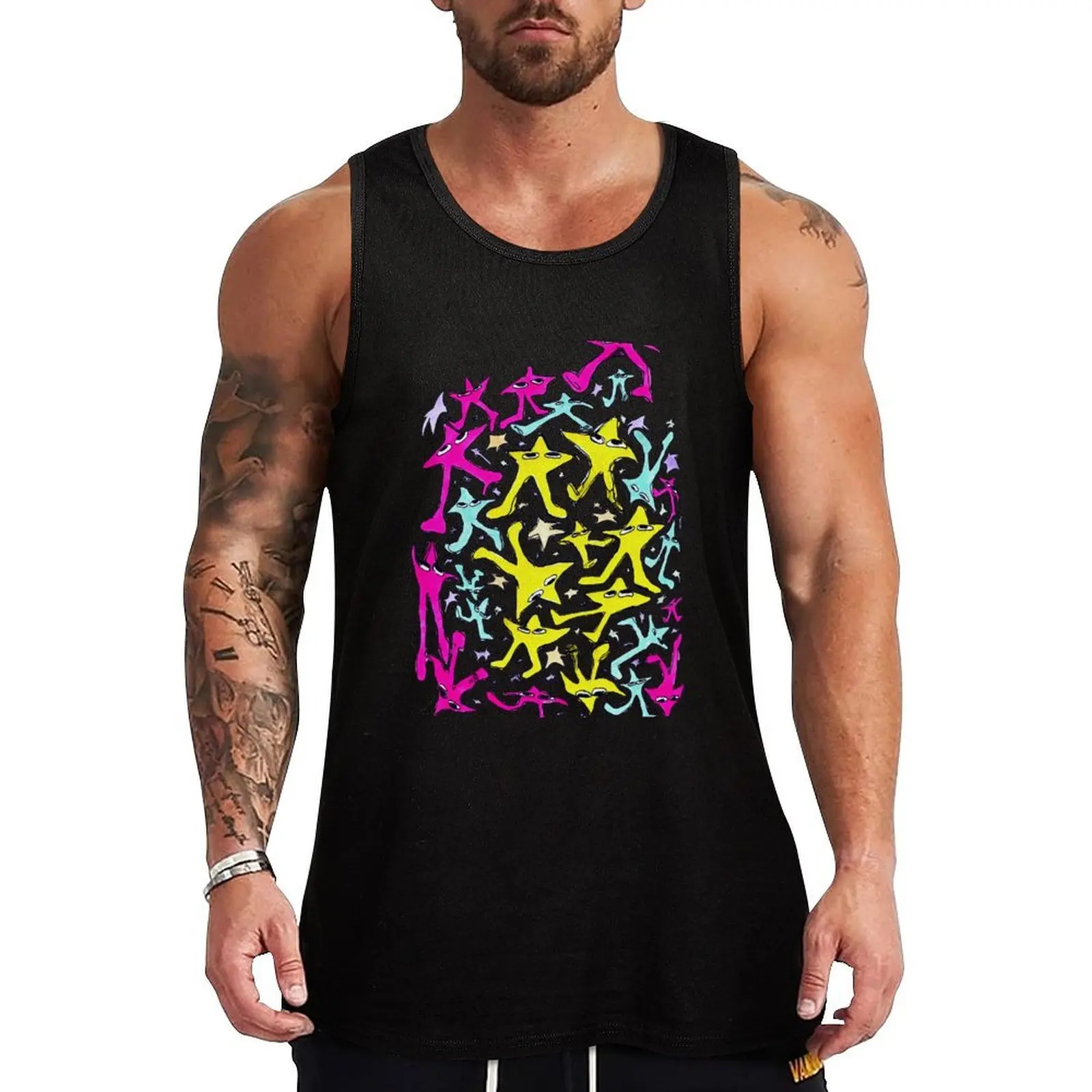 Фото Оригинальная майка Starwalker Tank Top Daily Casual, свободного кроя, без рукавов, летняя. №1