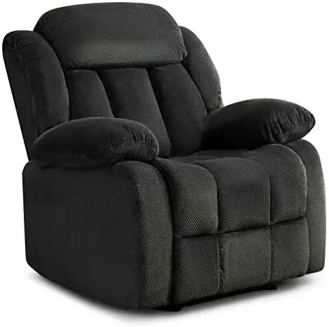 

Recliner Chair Single Sofa, Including Overstuffed Cushions for Home Theater Living Room, Forest Green