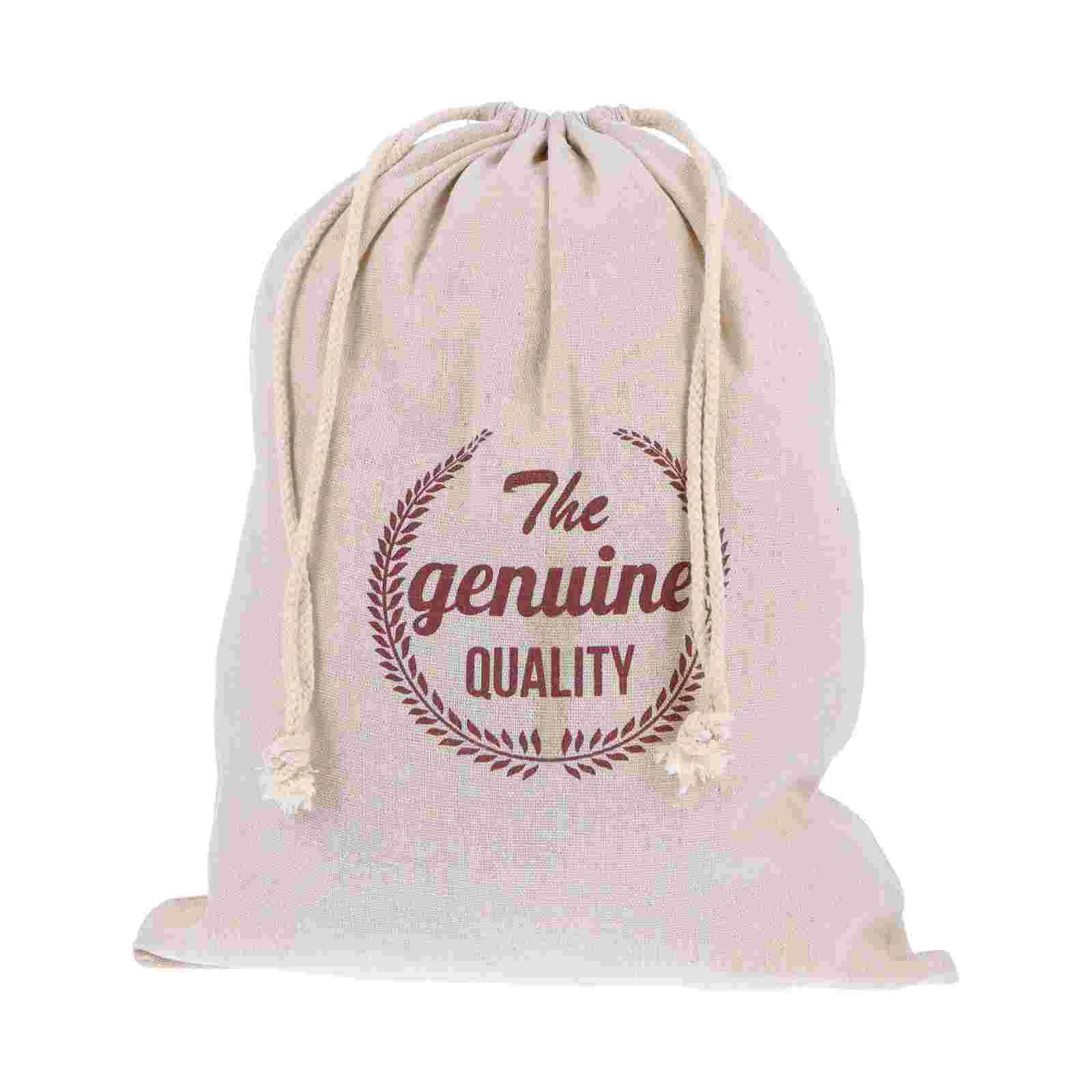 

Gift Bag Storage Organizer Yeast Grocery Drawstring Bread French Linen Loaf Pouch