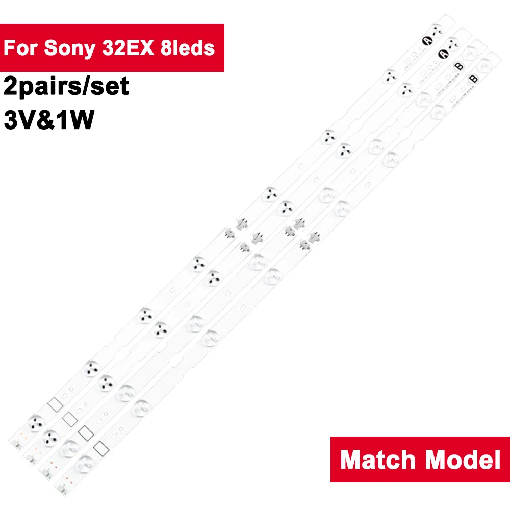 

Подсветка для телевизора 619 мм для Sony 32EX 2012SONY32A 3228 08 REV1.1, 2 пары/комплект ТВ