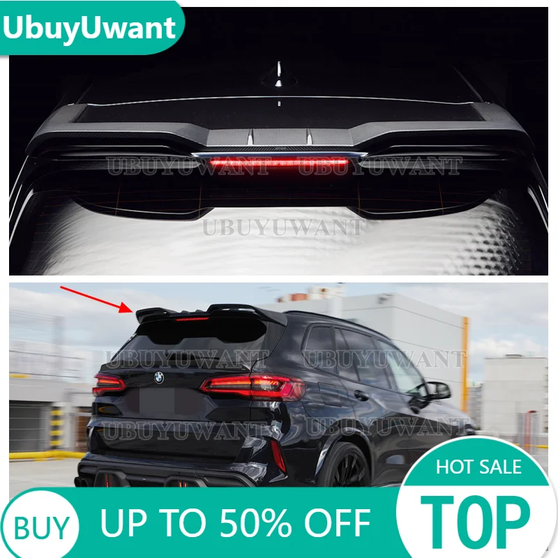 

Car Accessories Real Carbon Fiber Material Rear Boot Trunk Wing Rear Roof Spoiler For BMW X5M F95 SUV 2019 2020 2021 2022