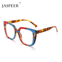 jaspeer ladies anti blue ray rainbow glasses optical frames women fashion colorful spring frames tr90 computer eyeglasses