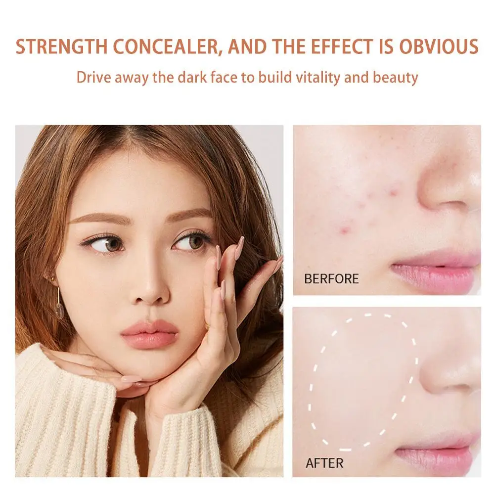

Eyes Face Concealer Liquid Cover Dark Circles Acne Cream Up Base Cosmetics Cernes Foundation Anti Effect Make Natural D1O4