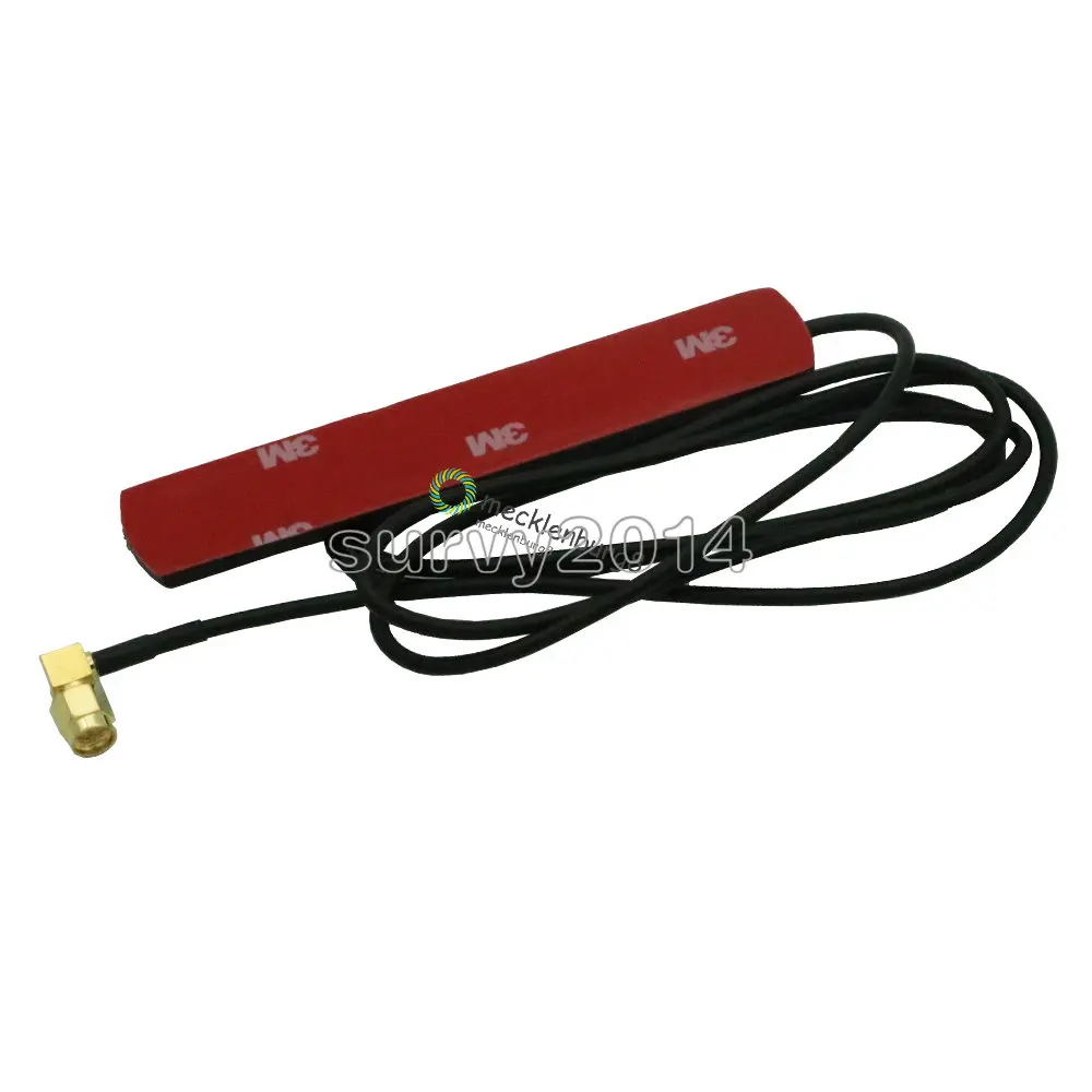 GSM GPRS Antenna 433 Mhz 2.5dbi Cable SMA Male Universal DAB Patch Aerial 433MHz 5W NEW