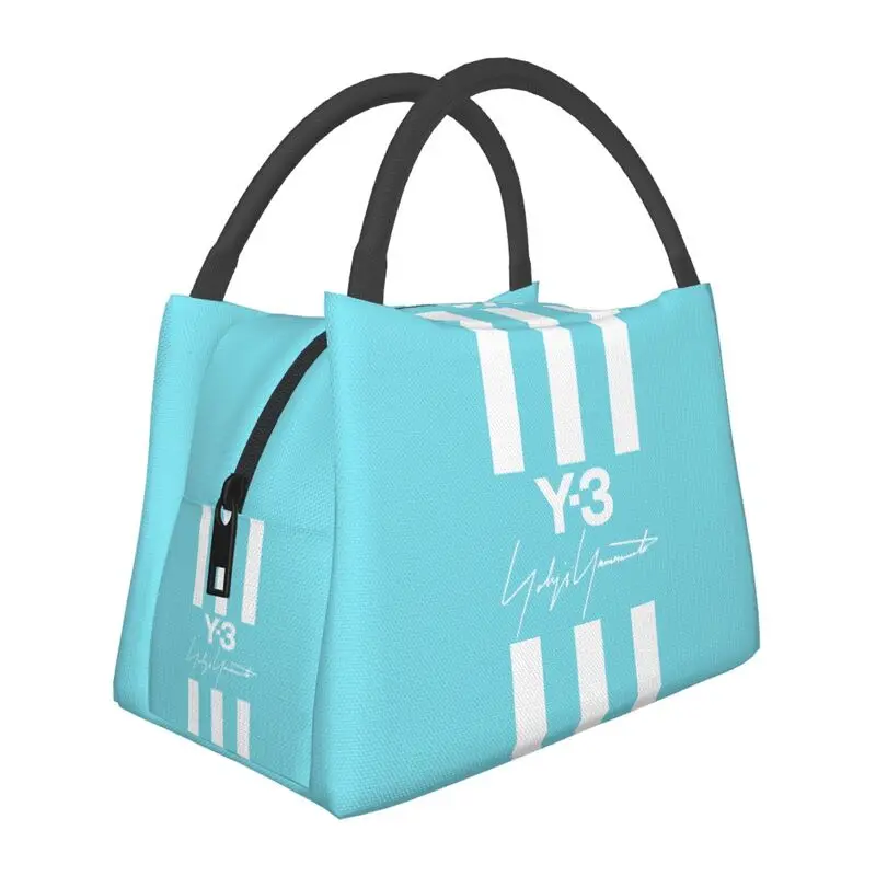 

3Y изолированная сумка-тоут для ланча Yohji Yamamoto для женщин, многоразовый охладитель, термоконтейнер для еды, для работы и путешествий