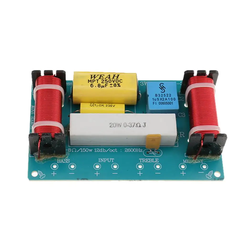 3-ходовой делитель частоты кроссовера бас среднего тона высокочастотный