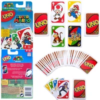 super mario bros uno card game anime board game cartoon family funny entertainment poker playing cards game childrens toy gifts