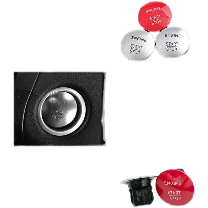 

For Mercedes Benz C E S R A B-class GLA Start Button Switch and Key Free 1pcs