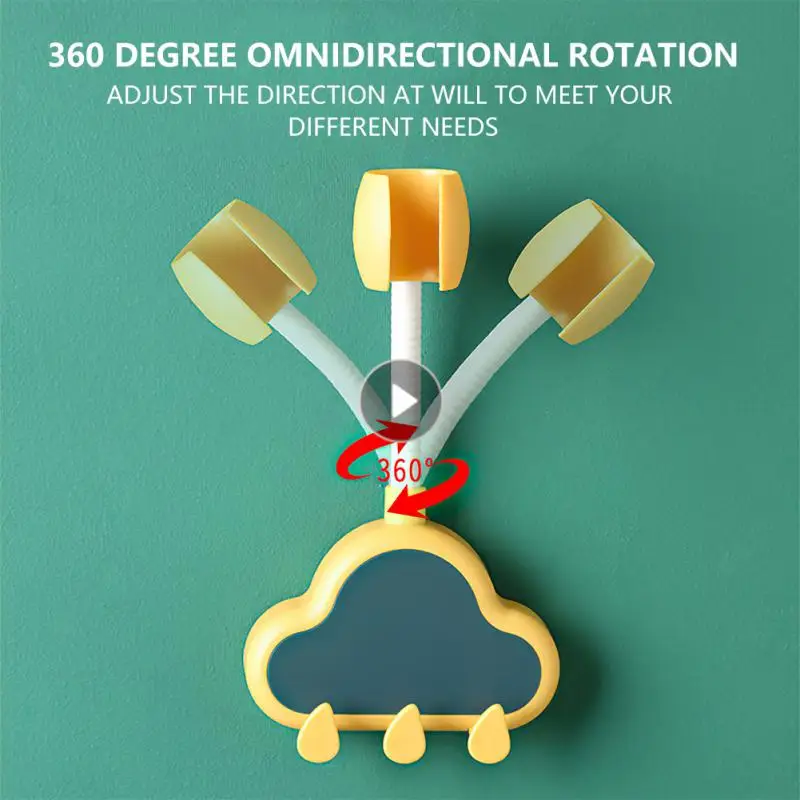 

Cloud Shower Holder 360° Adjustable Shower Head Holder Stand Universal Bracket Shower Head Wall Mount Bathroom Accessories Tool