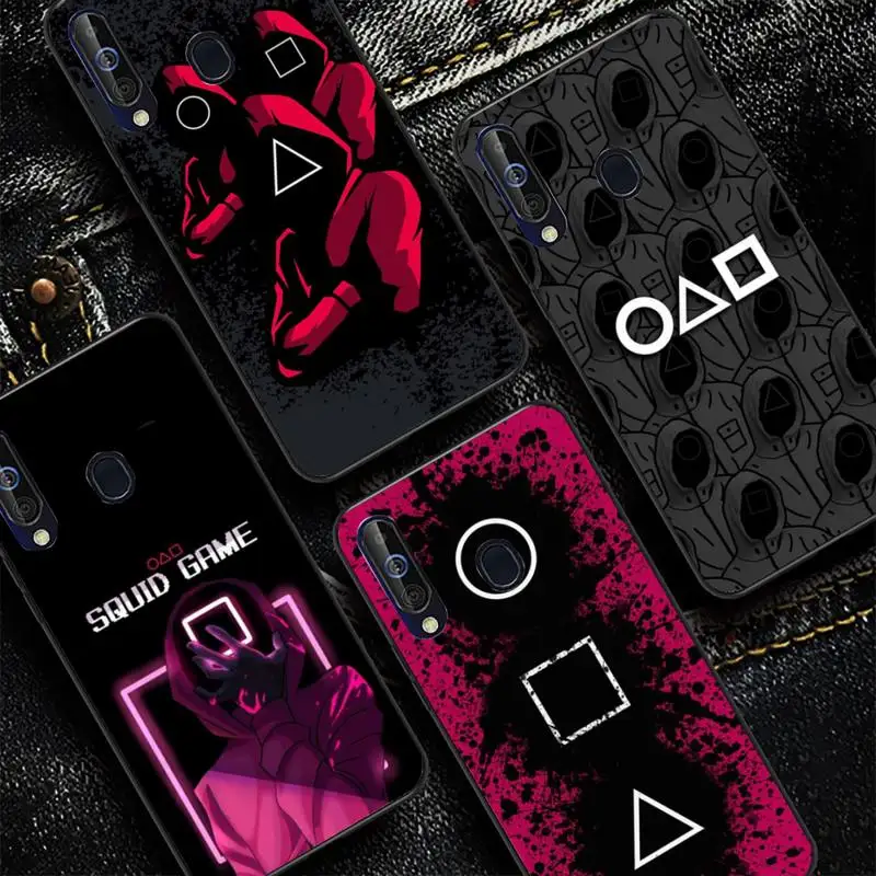 

Cute S-Squid Game Phone Case for Samsung Galaxy A 51 30s a71 Soft Silicone Cover for A21s A70 10 A30