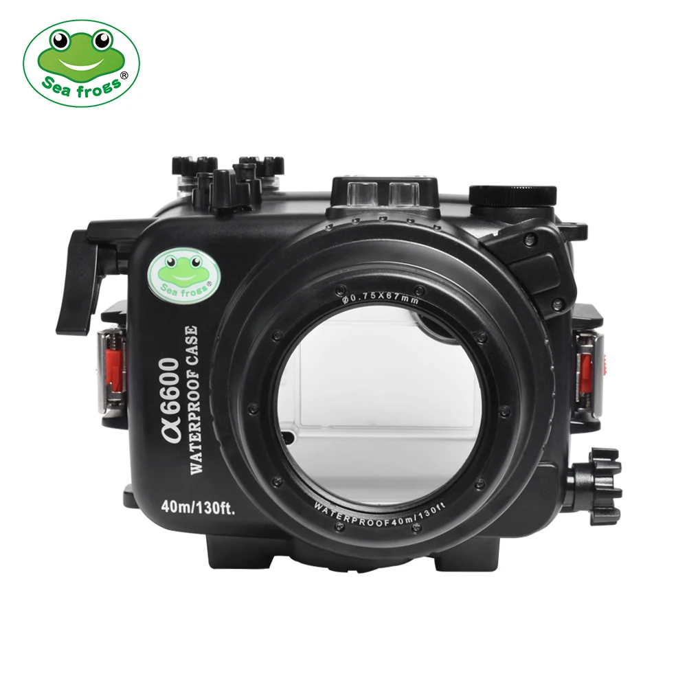 

For Sony A6600 Camera Waterproof Box 40m/130ft Professional Waterproof Diving Housing 90mm 10-18mm 16-35mm 16-50mm Lens Port