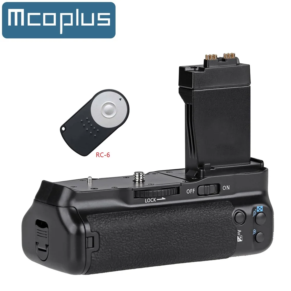 Фото Вертикальный держатель аккумулятора Mcoplus BG-550D для камеры Canon EOS 550d 600d 650d 700d T5i T4i T3i T2i как BG-E8 Meike MK-550D №1