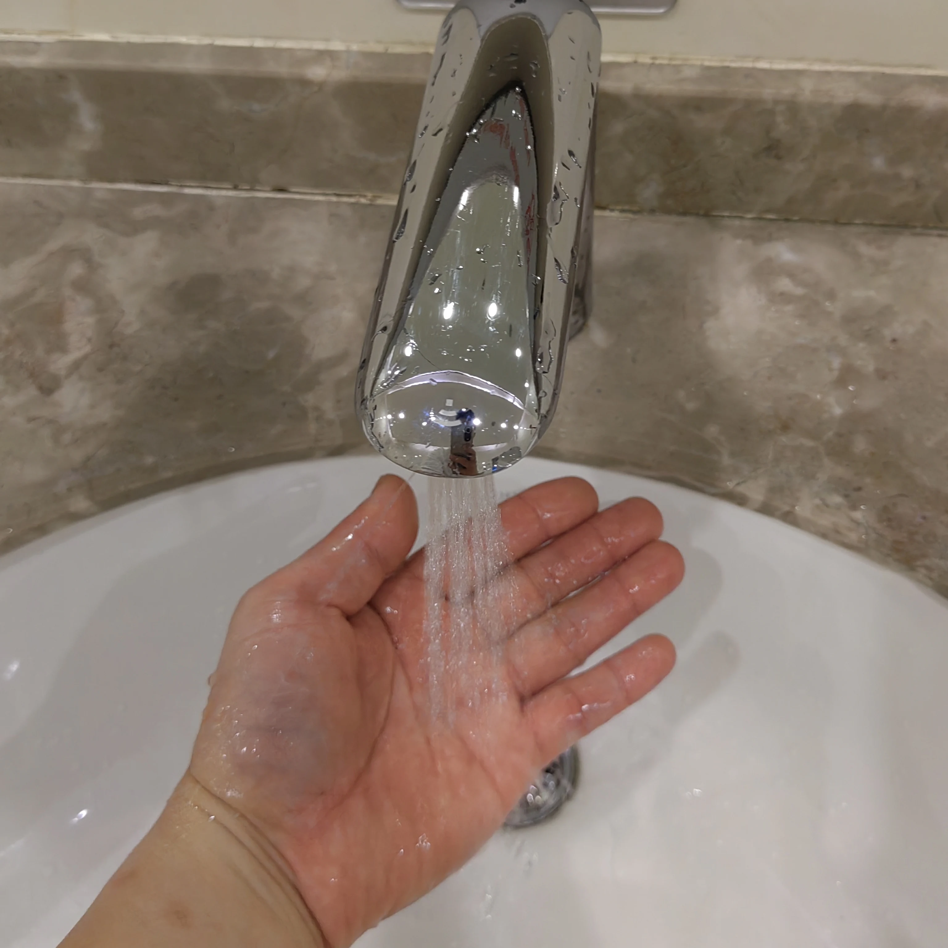 Крепление на палубу латунное хромированное покрытие автоматический сенсорный