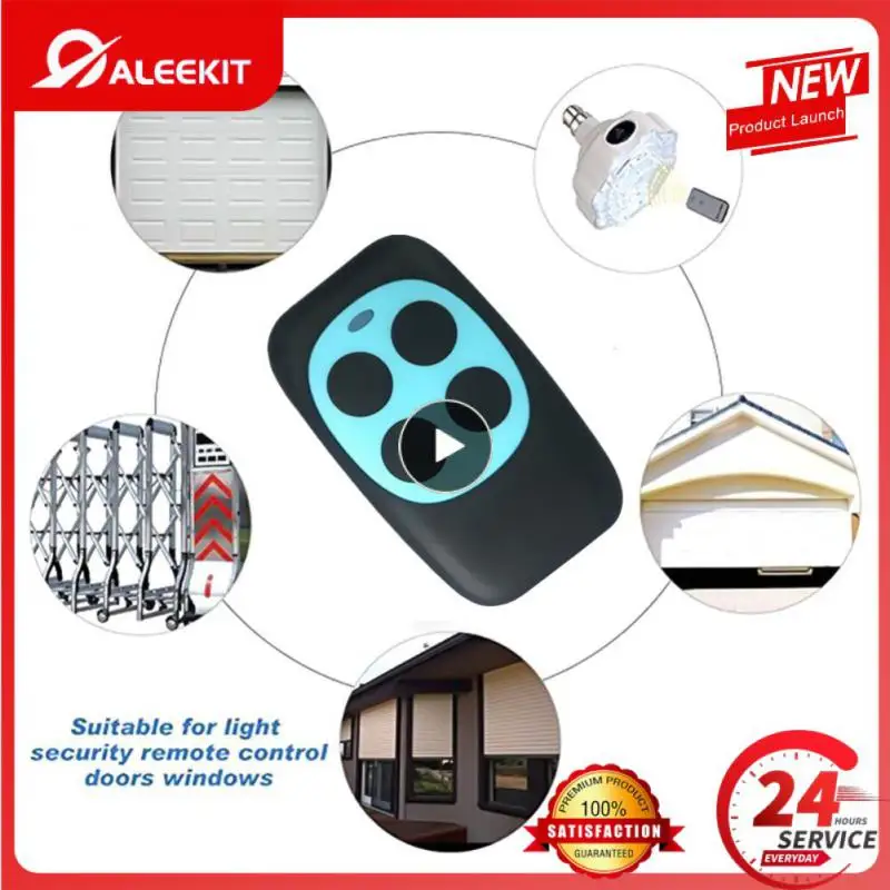 

Straight Super Copy Key Copied Garage Door Wireless Remote Control Led Indicator 433mhz Remote Control Multi-functional