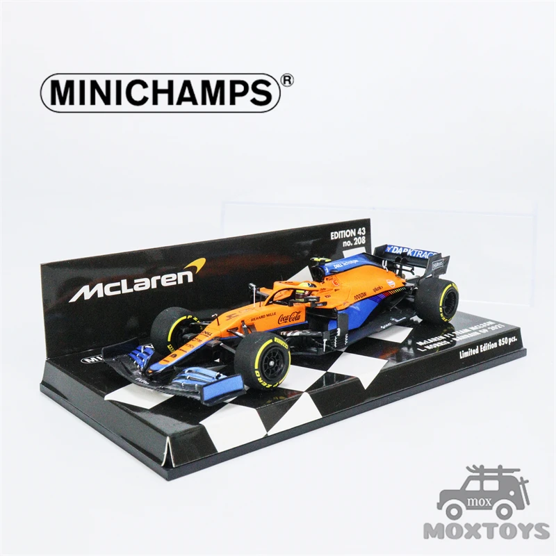 

MINICHAMPS 1:43 F1 2021 MCLAREN MCL35M #4 L.NORRIS BAHRAIN Diecast Model Car