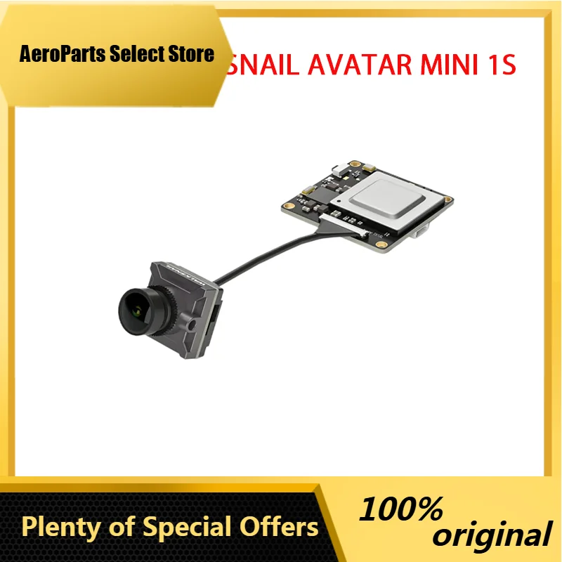 Фото Комплект цифровой видеопередачи AeroPartsCADDX WALKSNAIL AVATAR MINI 1S, легкий (6,8 г) №1