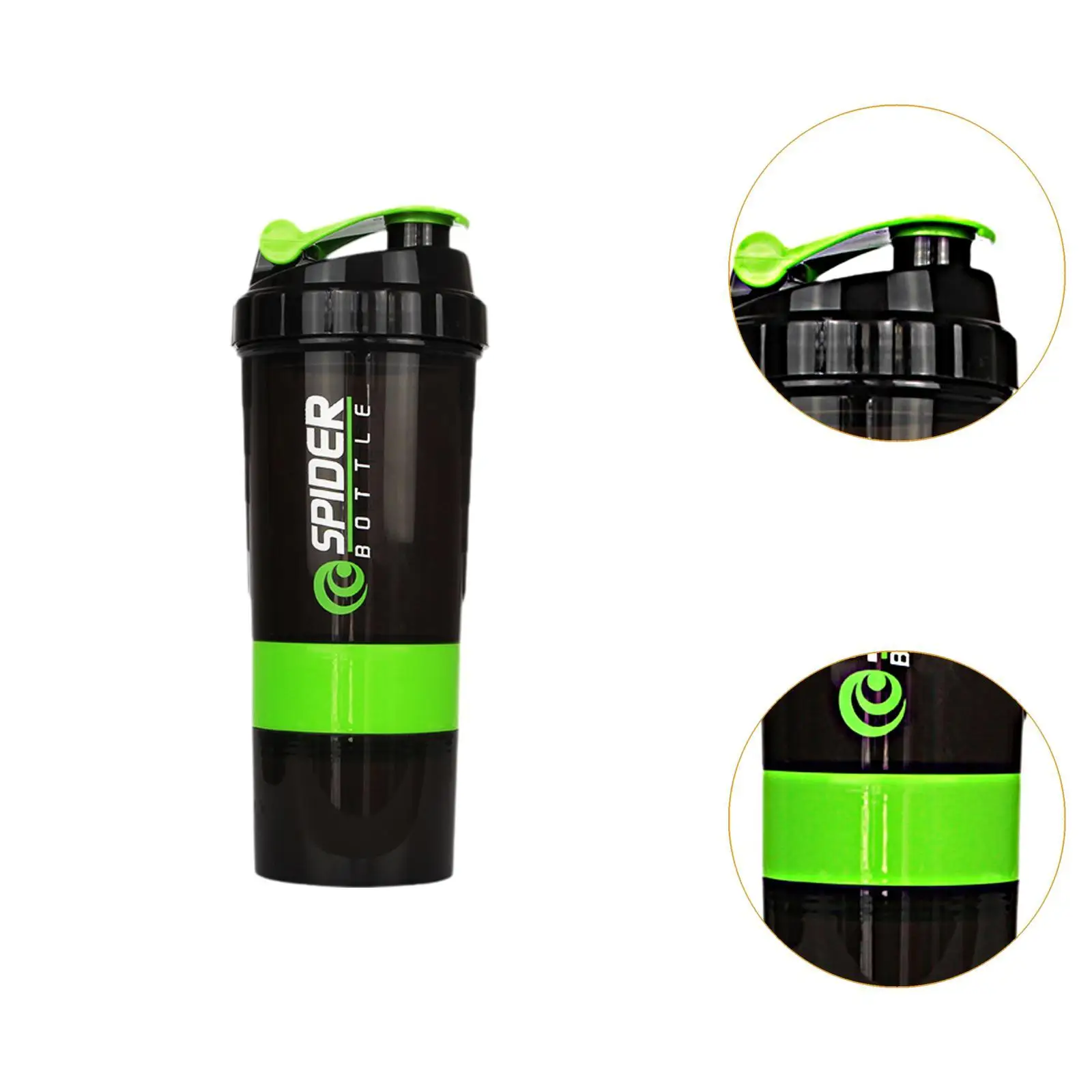 Шейкер Протеиновый портативный для тренировок 500 мл