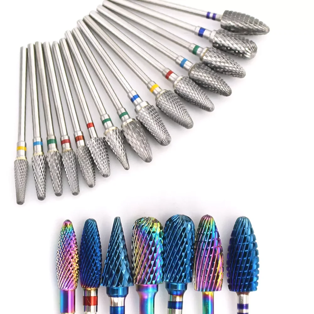 

1pcs Milling Cutters For Manicure Carbide Nail Drill Bit Dead Skin Remove Burr Machine Accessories Nail Art Tools
