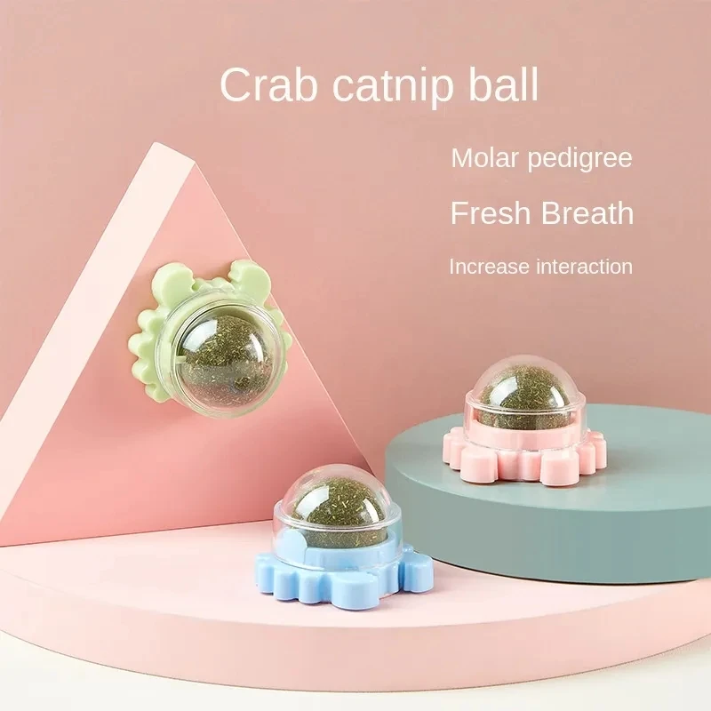 

3pcs Pet Stuff Healthy Cat Catnip Toys Ball Cat Candy Licking Snacks Catnip Snack Nutrition Energy Ball Kitten Cat Toy Supplies