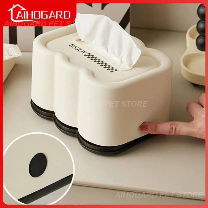 

Креативная коробка для хранения, весенний настенный контейнер для салфеток в скандинавском стиле, кремовый белый бумажный ящик, автомобильные аксессуары, гостиная, дом