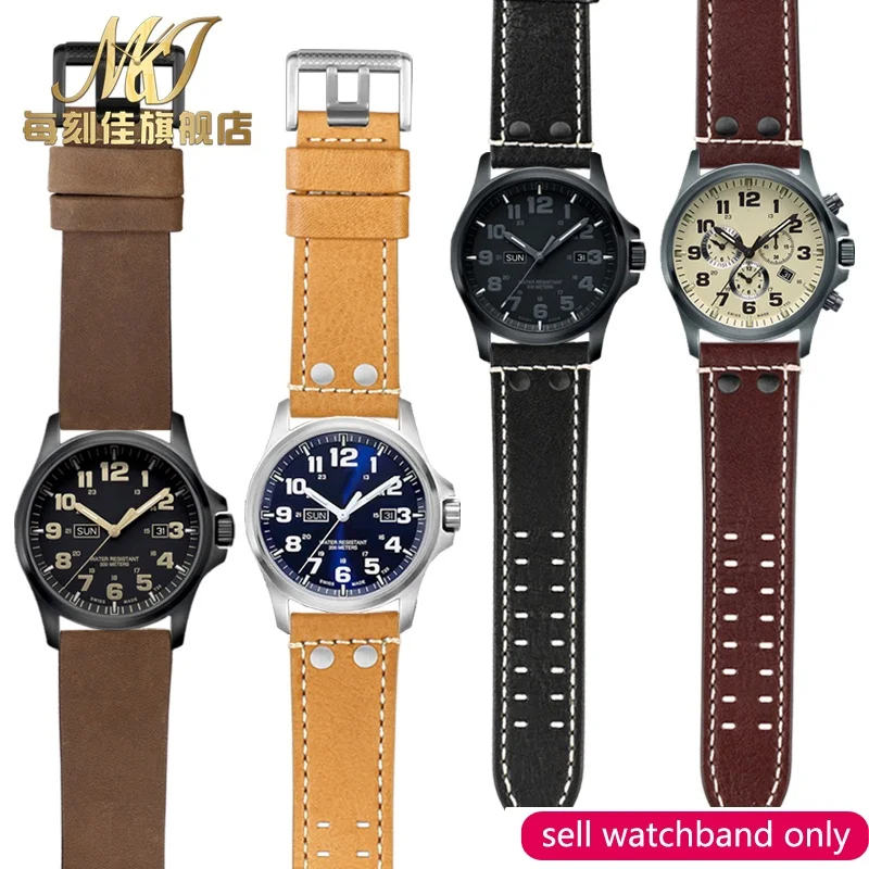 

Genuine Leather Watch Strap for Lumonox1920 1925 1927 Watch Strap Genuine Leather 1940 Watch Band Accessories 26mm