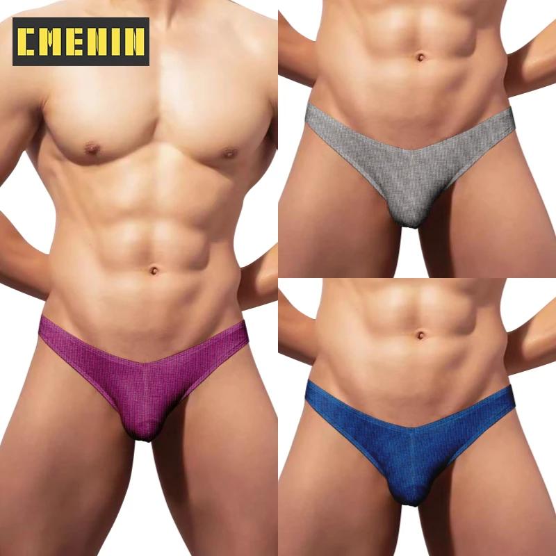 3 шт. мягкое сексуальное нижнее белье для геев мужские трусы-джоки стринги и