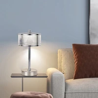 nordic led crystal table lamp modern luxury usb charging desk lamps for bedroom bedside dressing table office study nightstands