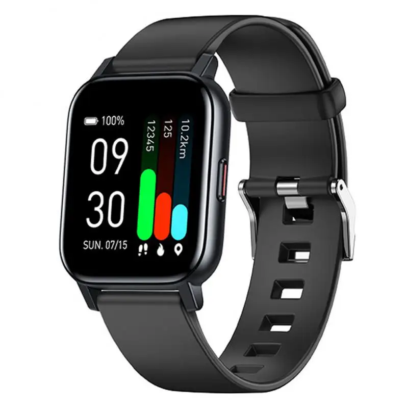

GTS1 Stress Test Plum Temperature Watch Information Push Heart Rate Alarm Pedometer Waterproof Smart Watch Wearable Devices New