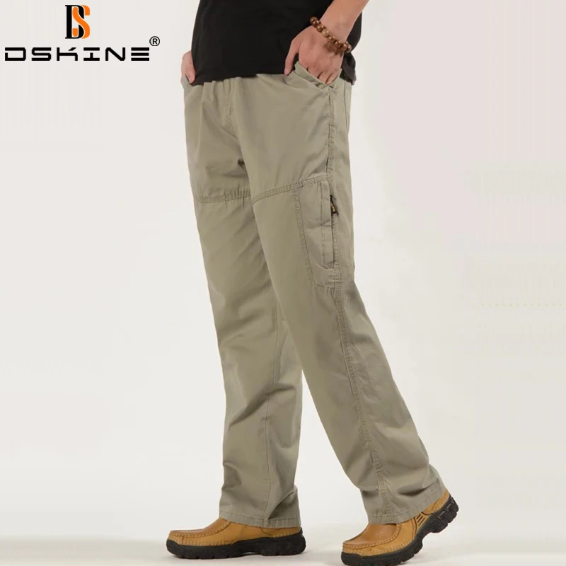 

2022 Spring Cargo Pants Men High Quality Cotton Straight Trousers New Fashion Casual Large Size Military Comfortable Men Pants