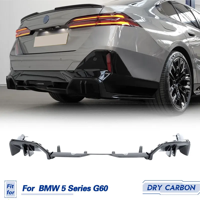Автомобильный диффузор для заднего бампера V-образная полоса BMW 5 серии I6 G60 M-Sport 2024