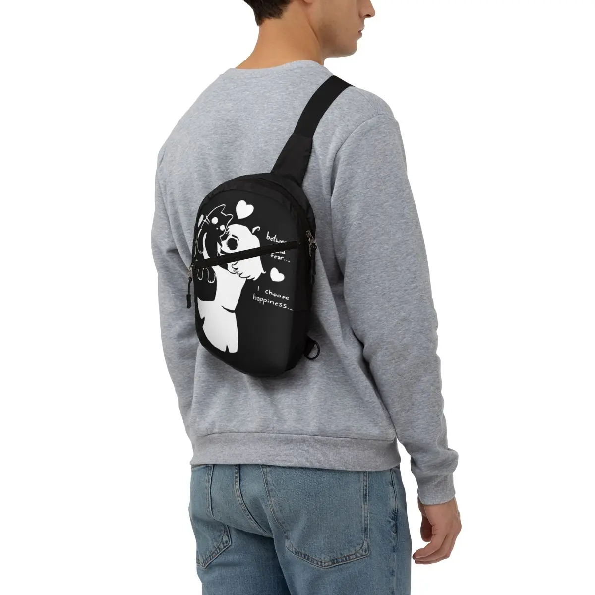 Нагрудная сумка Fran с бантом шведская игра ужасные приключения рюкзак кросс-боди