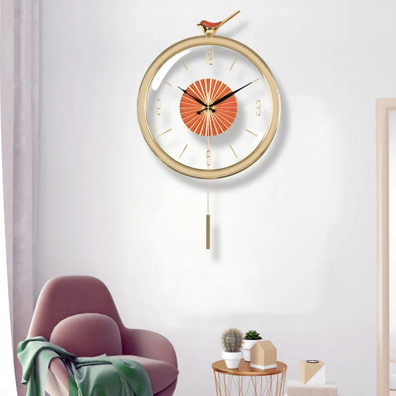 

Electronic Large Wall Watch Minimalist Silent Creative Luxury Wall Watch Kitchen Pendulum Gift Relojes Murale Saatration