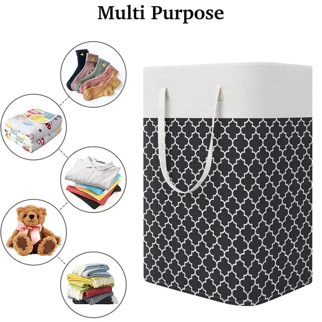 Large Capacity Laundry Basket with Handles 4