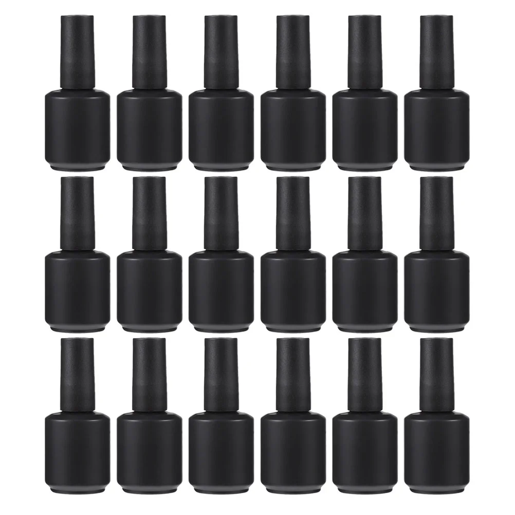 

Empty Nail Polish Bottle 15ml Bottles Touch Up Reusable Holders Storage Glass Gel Manicure Store Supplies Art Jars Stand