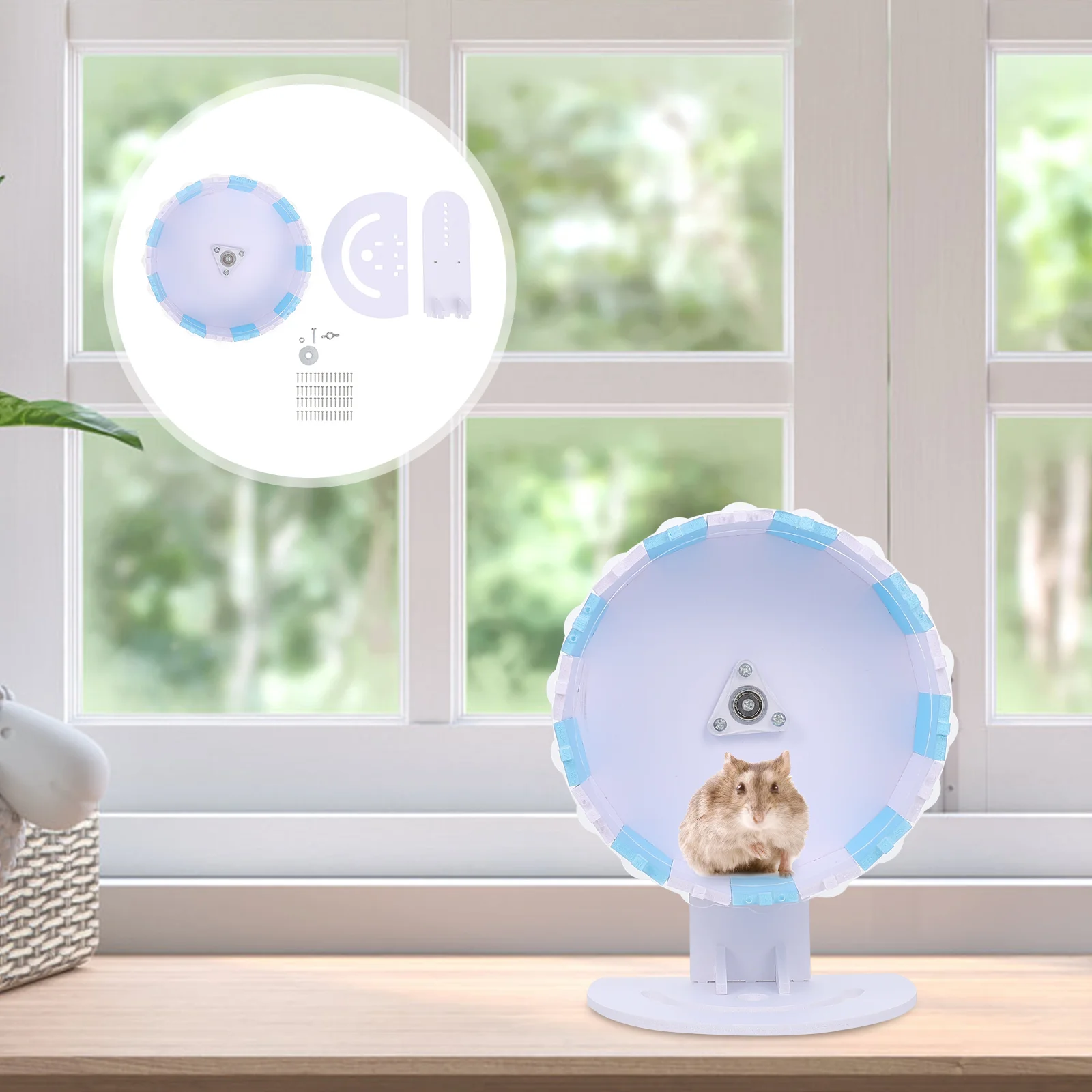 

Hamster Cage Toy Wheelo Toy Hamster Wheel Toy Hamster Flying Saucer Toys Running Wheel Large Jogging Wheel Toy