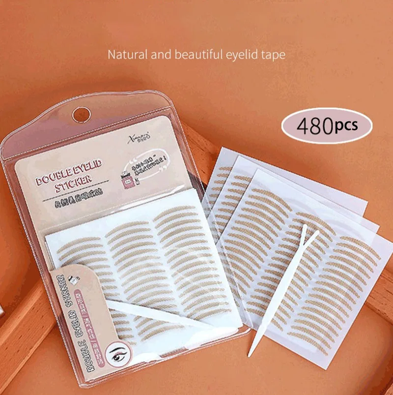 

Eyelid Tape Invisible Stickers Makeup Women Pupils Fallen Lifting Free Shipping Accessory Glue-free Lace Mesh Breathable