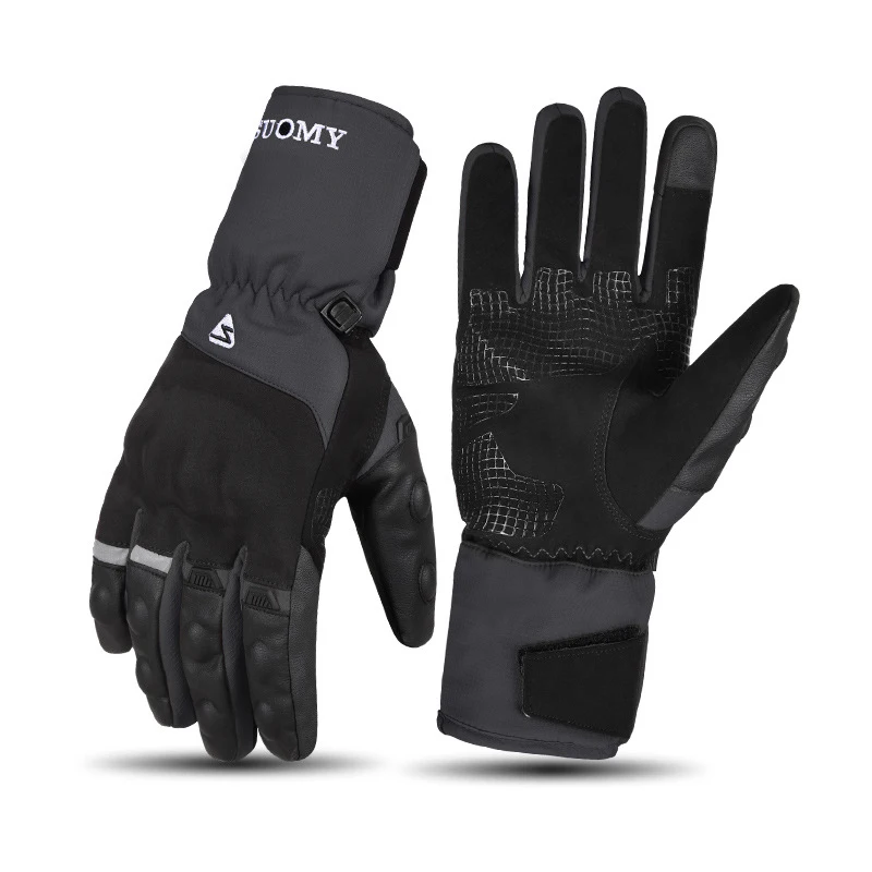 

Winter Gloves Cycle Riding Long Section Equipment Waterproof Thickening Warm Touch Screen Anti Drop Gloves Men
