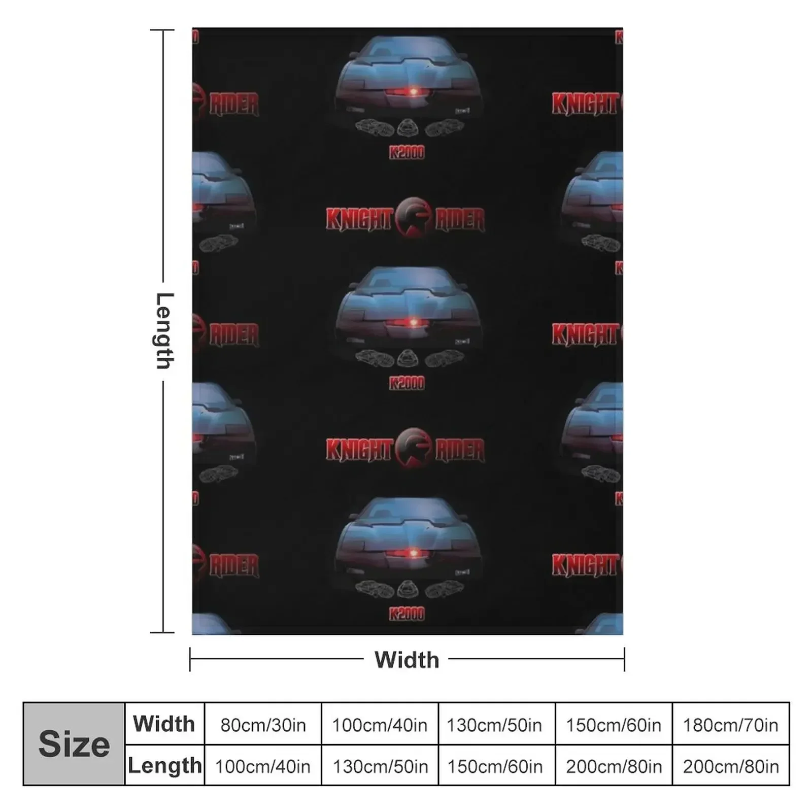 Одеяло Knight Rider K2000 милое теплое зимнее смешное фотоодеяло