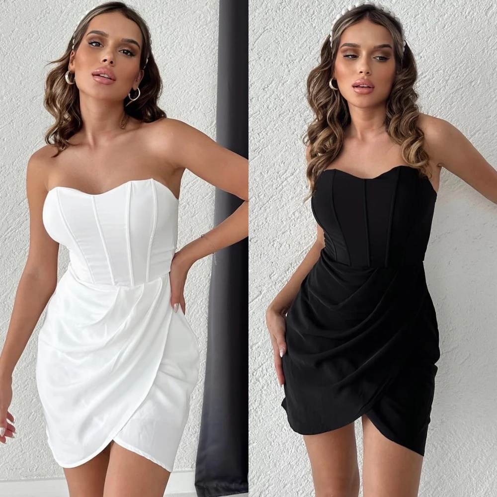 Индивидуальное бальное трикотажное плиссированное вечернее платье