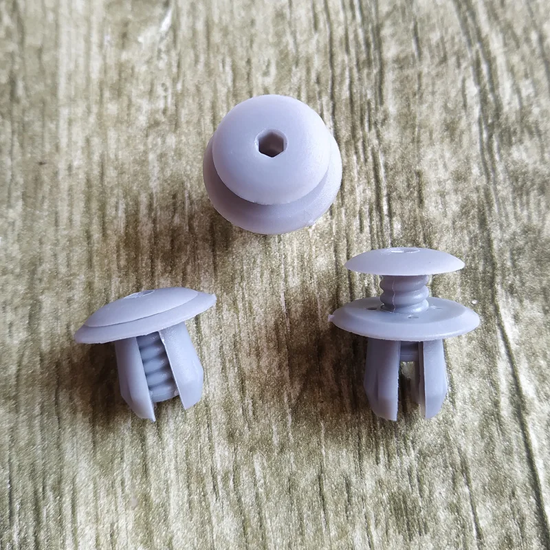 

50 шт., автозастежка, накладка на панель, зажимы с отверстием 9 мм для VW Volkswagen T4 T5 Transporter Eurovan, автомобильные пластиковые заклепки