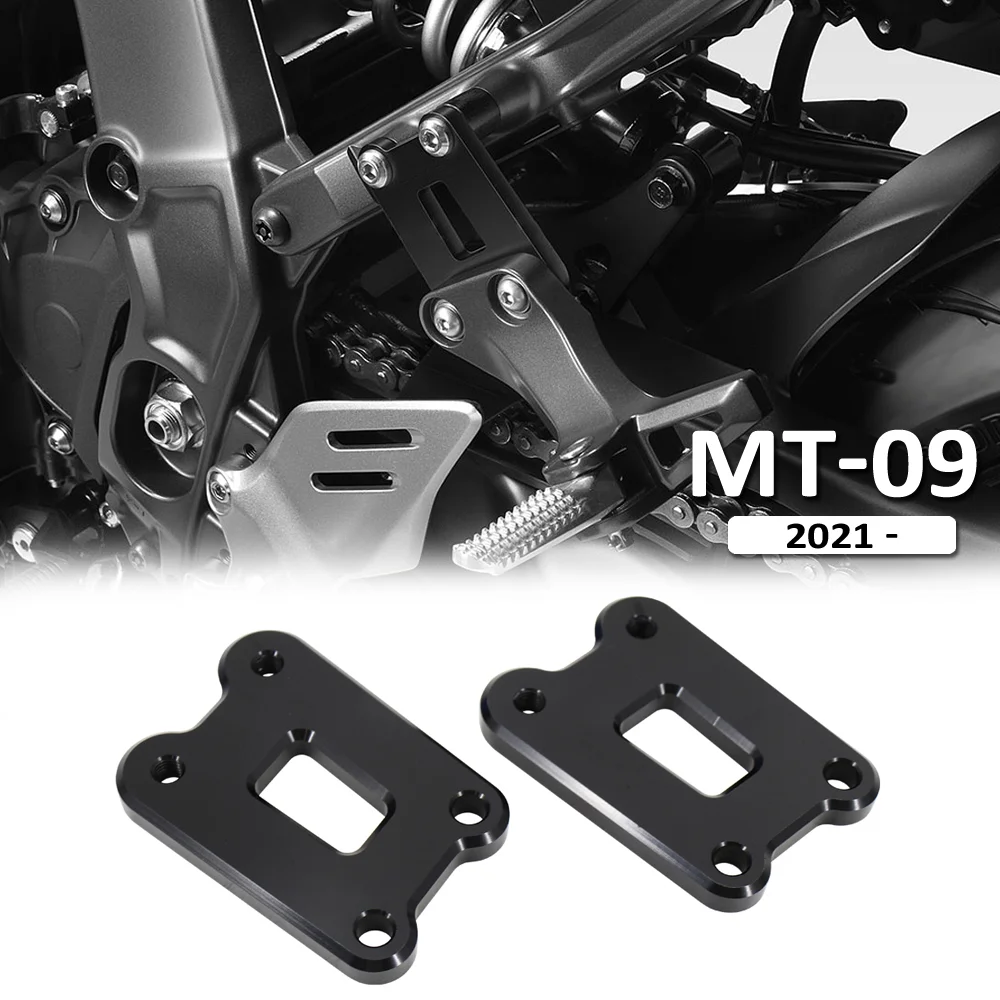 

Мотоциклетные детали, Регулируемые подножки для YAMAHA MT-09 2021 mt09 MT 09, комплект для понижения пассажирских подножек