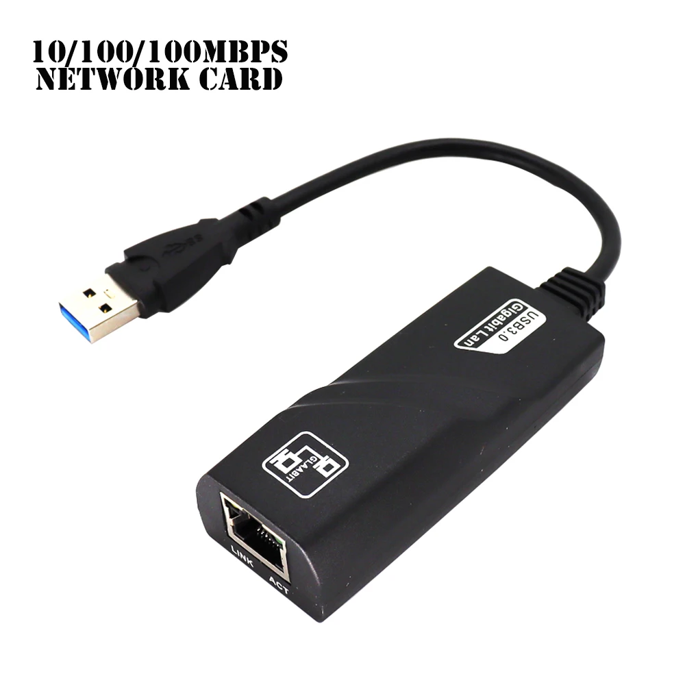 Ethernet-адаптер Usb 3 0 гигабитный проводной USB Rj45 Сетевая карта Lan 1000 Мбит/с для