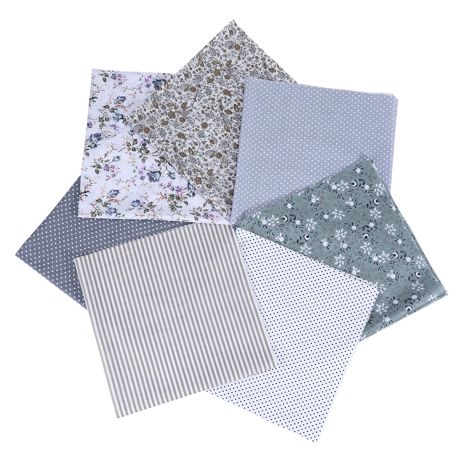 7 шт./комплект, хлопковые квадраты для шитья, 50 х50 см